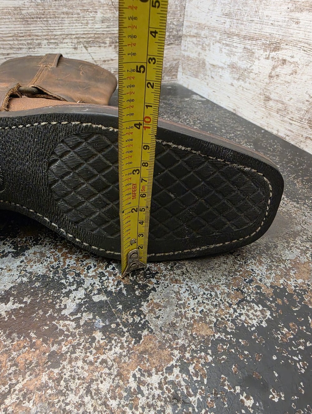 Womens Frye Harness 12R Boots Sz 10 Used 313175 700 77300-3 Brown Leather - Picture 15 of 16